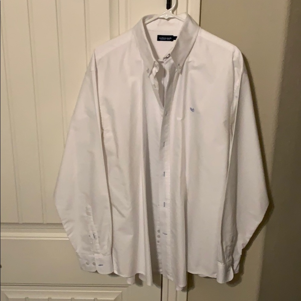 Southern Marsh Men’s Button Up - XL - White